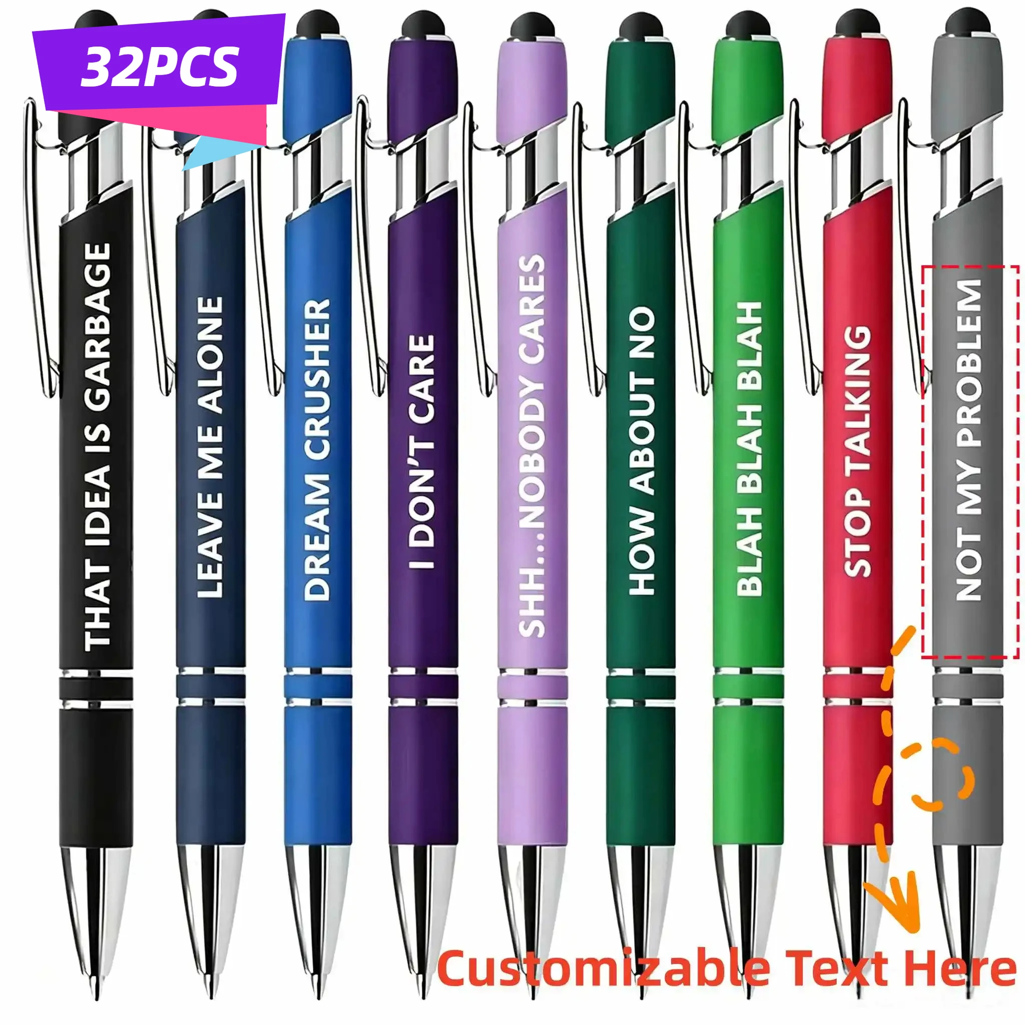32pcs-customizable-metal-ballpoint-pens-with-double-ring-design-for-colleagues-and-students-bulk-office-supplies