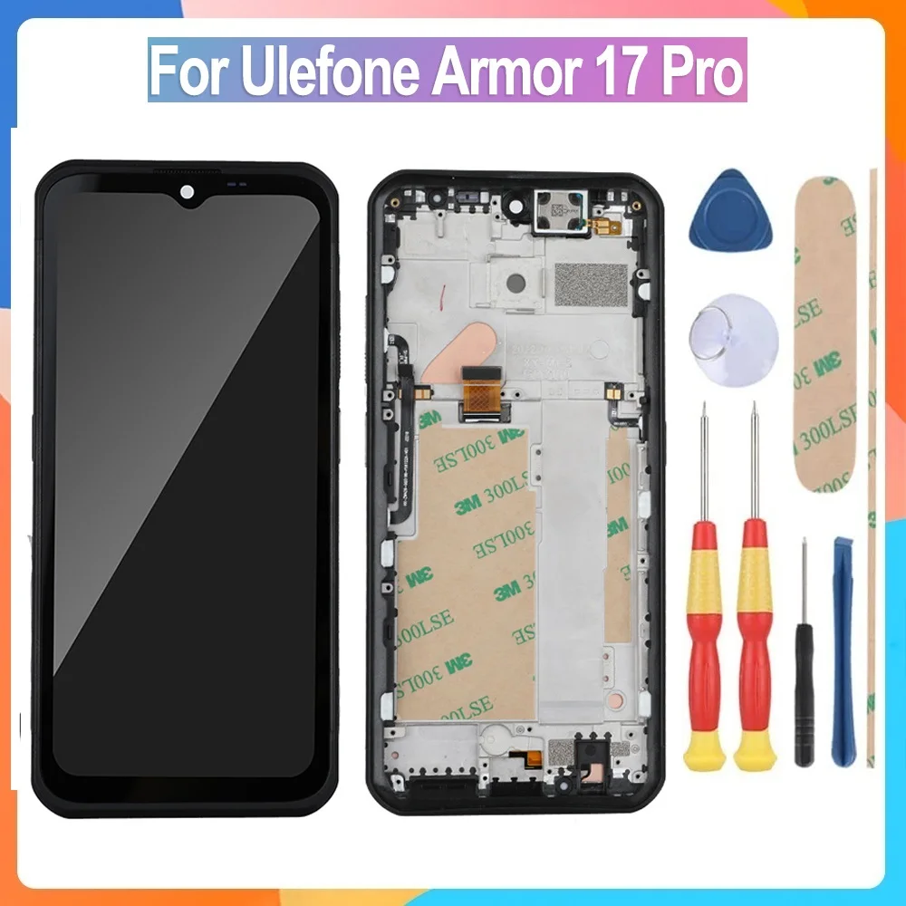 AiNiCole 6.58'' For Ulefone Armor 17 Pro LCD Display Touch Screen Digitizer Assembly