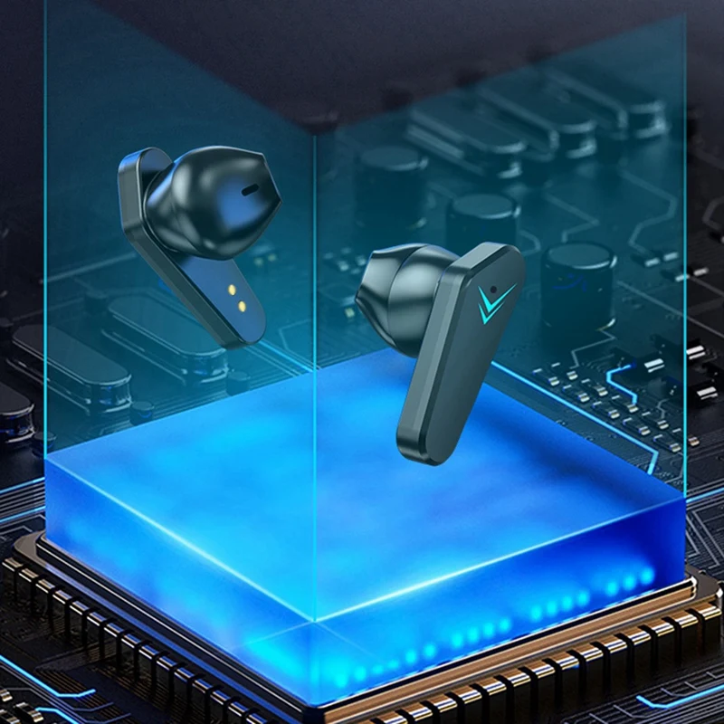 Casque de jeu Bluetooth X15, casque de jeu E-Sports, affichage numérique, faible latence, faible consommation d'énergie