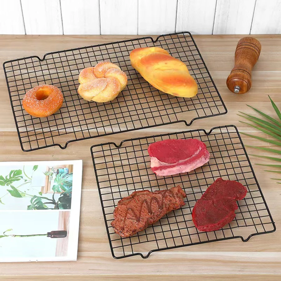 1PC kitchen grill Cooking oven Baking tools Cookie Bread Pizza Cake Cooling rack Multi-purpose stainless steel food rack