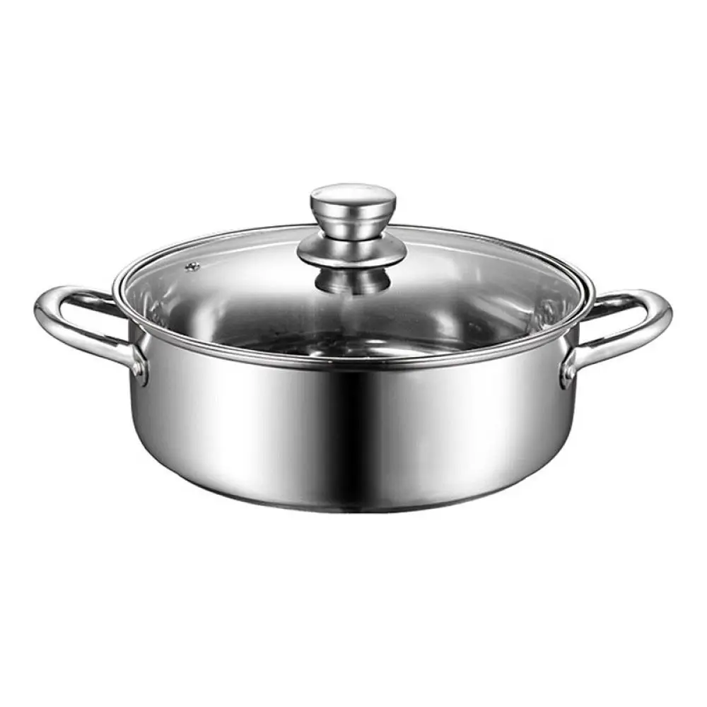 Premium Composite Steel Hot Pot Durable Stainless Soup Pot Large Capacity Cooking Vessel Home Kitchenware