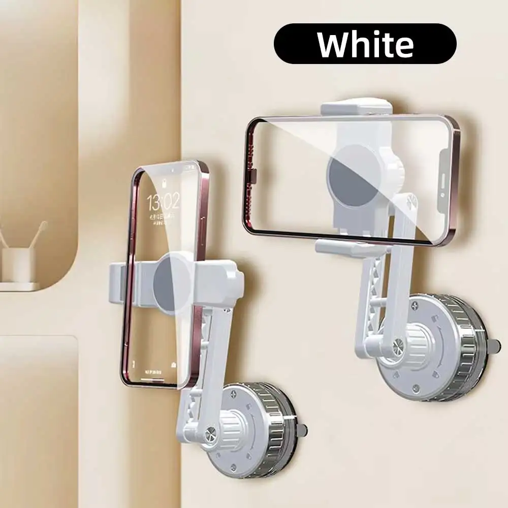 حامل هاتف محمول مغناطيسي، كوب شفط لسطح المكتب للسيارة، شفط مكنسة كهربائية لاصقة خلفية، قوي 360 درجة متعدد الوظائف #6
