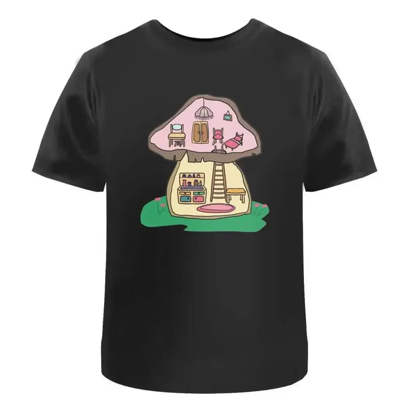 Fairy Toadstool House' Cotton T Shirt Ta047391