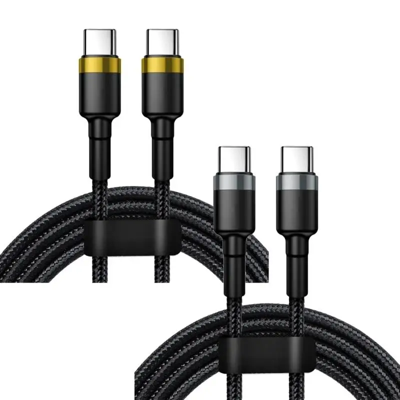 

F68B 120W 10A Тип C для типа C Кабель быстрого зарядки для быстрого передачи данных и быстрой зарядки