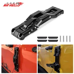 For Jeep Wrangler 2007-2018 JK JKU 2018-2020 JL JLU Door Hinge Step Aluminum Folding Foot Pedal Compatible
