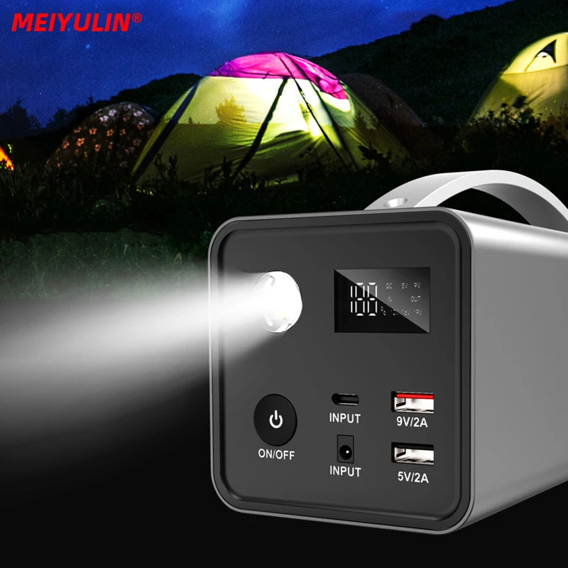 Imagem -06 - Estação de Alimentação Portátil Gerador Solar 32000mah 110v 220v Saída ac Bateria de Reposição Externa para Casa ao ar Livre Camping 200w