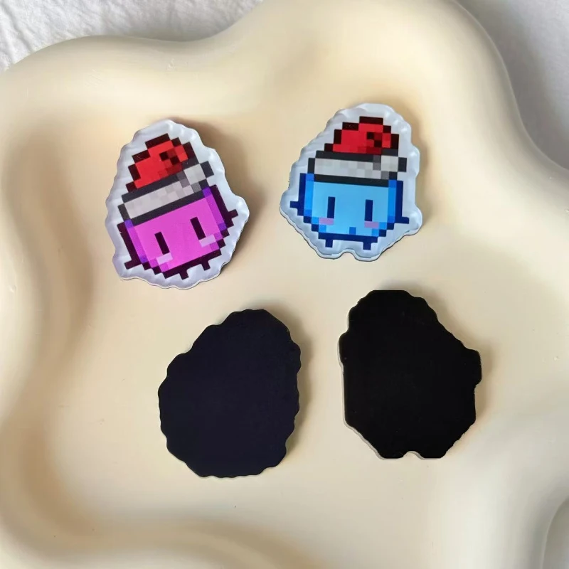 Spiel Stardew Valley Junimos Cosplay Kühlschrank Magnet Kawaii Acryl Magnetische Zubehör Weihnachten Dekoration Ornament Requisiten