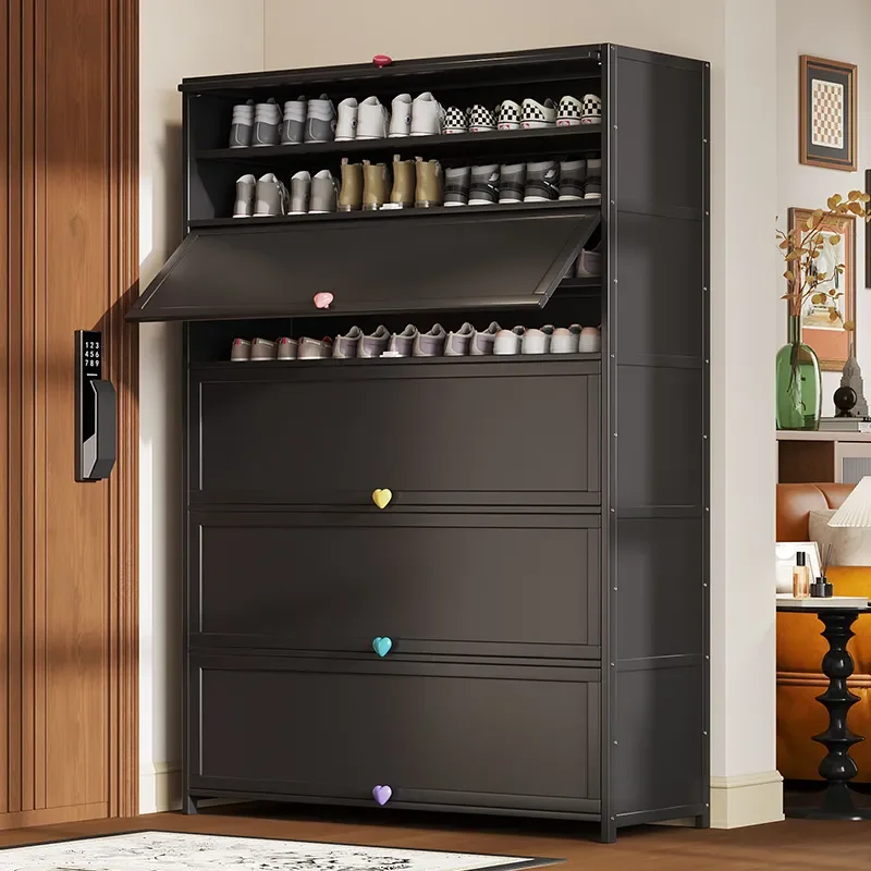 for Home Shoe Cabinet Narrow Door Large Capacity Multi-layer Storage Rack Simple Indoor Good-looking Dust-proof Shoe Rack