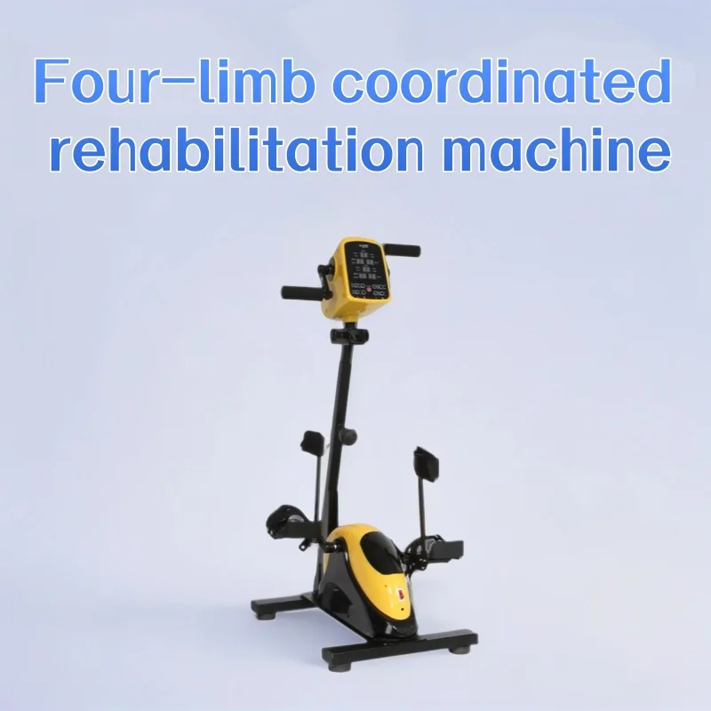 

Professional Electric Pedal Exercise Bike Arm and Leg Pedal Trainer 180W Automatic Exercise Bike for Hemiplegia Voice Broadcast