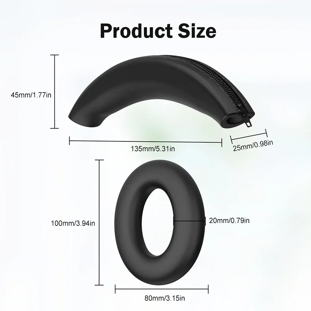 Earpads Replacement Ear Cushions Pad Covers Top Headband For Sony ULT WEAR WH-ULT900N/WH-1000XM3/XM4 Headphone Case view 6