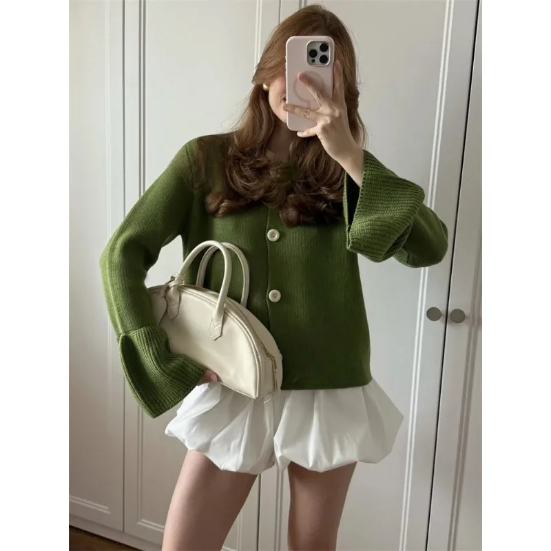 

Tossy Female Knit Sweater Cardigan Coat Ribbed Patchwork Loose Long Sleeve Solid Autumn 2025 Sweater Women's Knitwear Cardigan