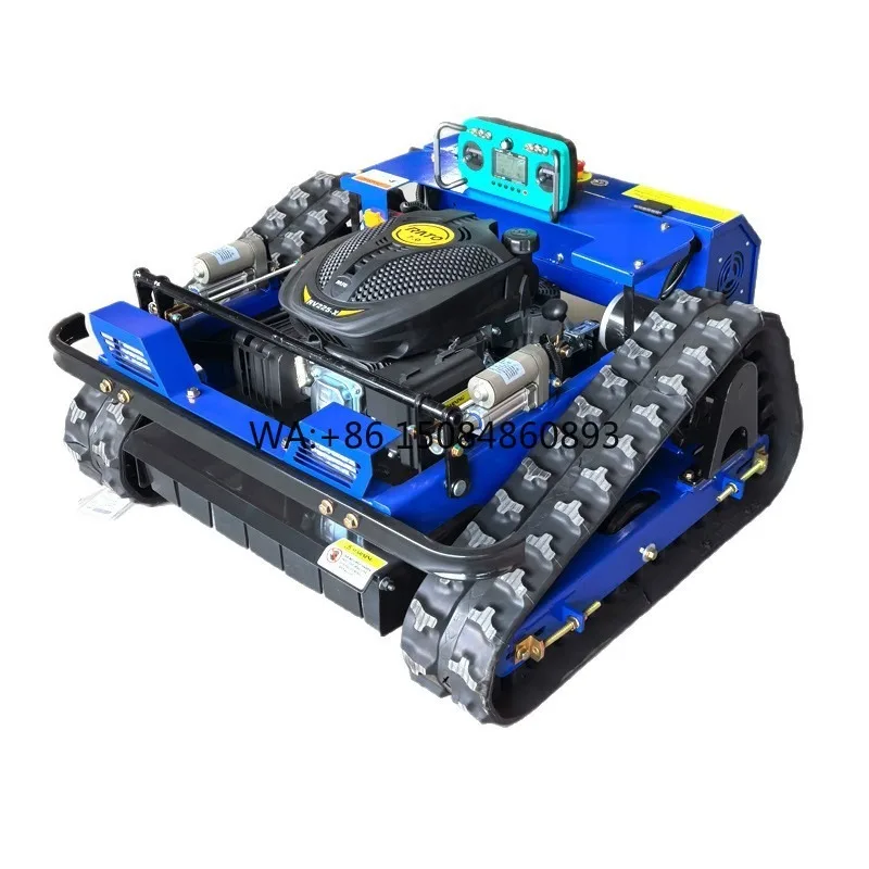 High Quality 4-Stroke 9HP 225CC DIY Remote Control Lawn Mower Intelligent Self-Propelled Robot for Mowing Grass