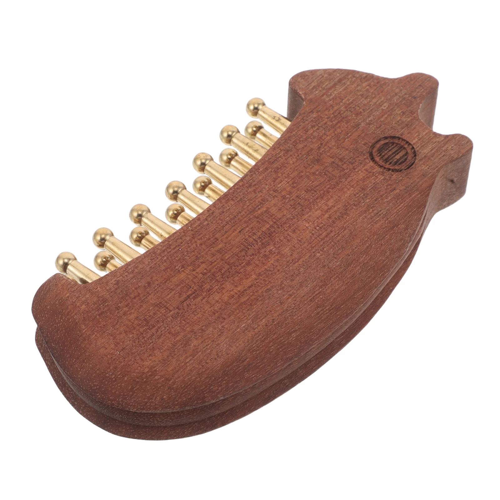 

Sandalwood Copper Comb Natural Wood Scalp Massager Brush Handheld Meridian Massage Tool For Home Travel Spa - Chinese