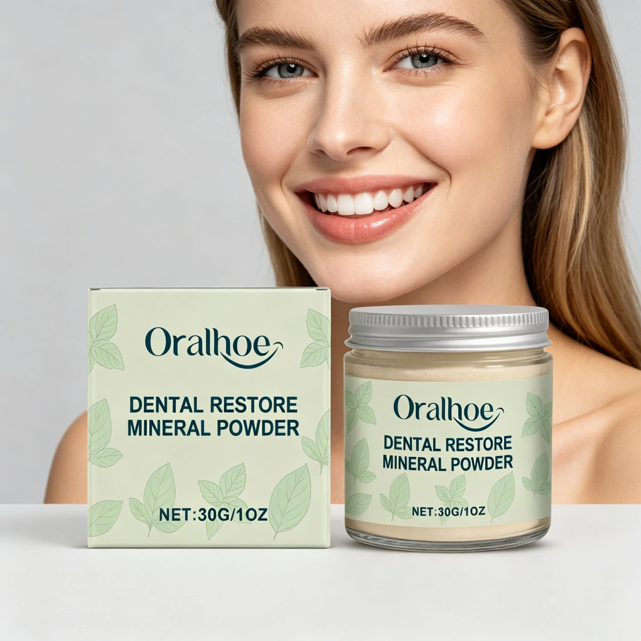 

ORALHOE Стоматологический восстанавливающий минеральный порошок для отбеливания желтых зубов, удаления пятен, очищения, гигиены полости рта, ухода за деснами, отбеливающий зубной порошок