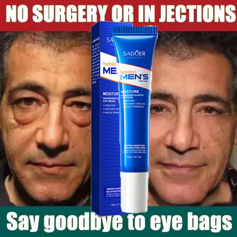 

Retinol Eye Bag Removal Cream For Men Anti-Wrinkle Firming Skin Fades Fine Lines Anti Dark Circle Puffiness Brightening Eye Care