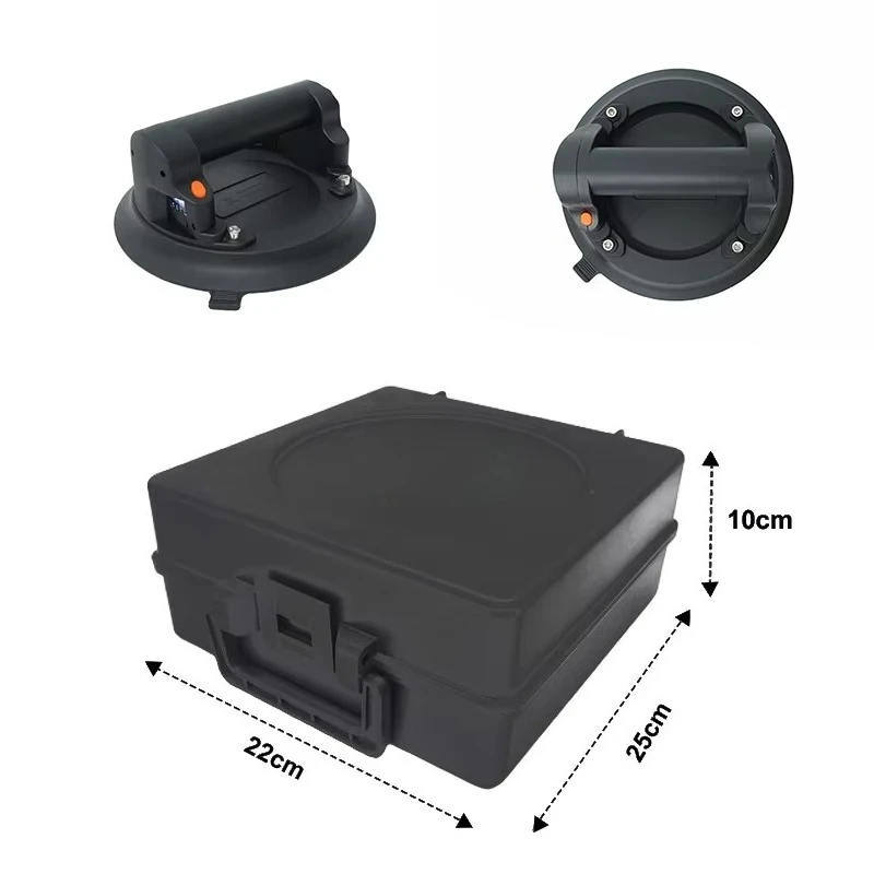 

Heavy Duty Portable Granite Lifter Stone Lifting Tool Electric Vacuum Suction Cup for Structure Tile Glass Wood 150kg Capacity