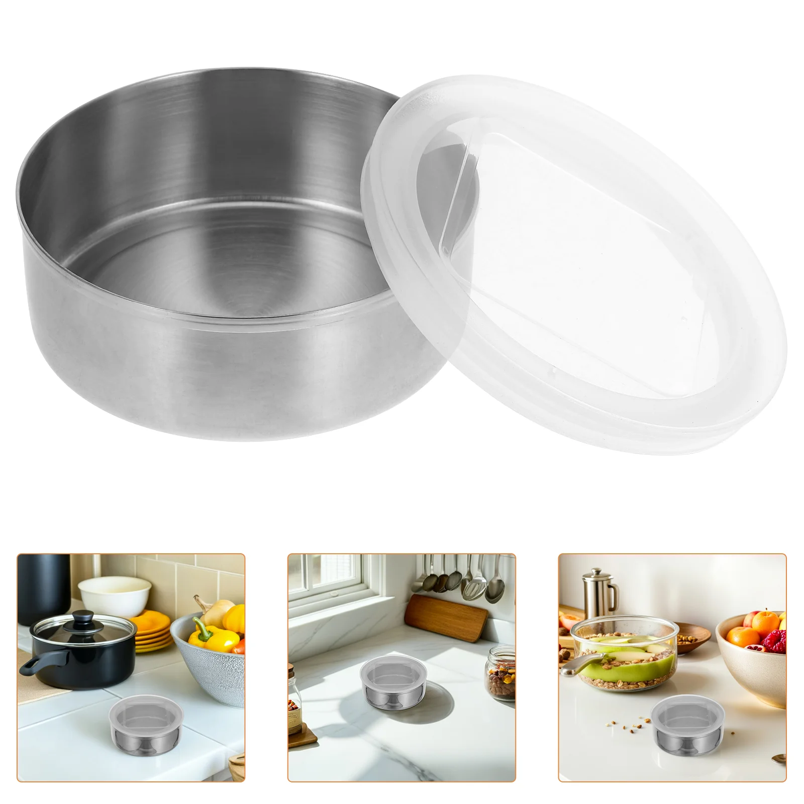 Spice Box Stainless Steel Seasoning Pots Multiple Functional Ashtray Sealed Jar Empty Jars Multifunctional