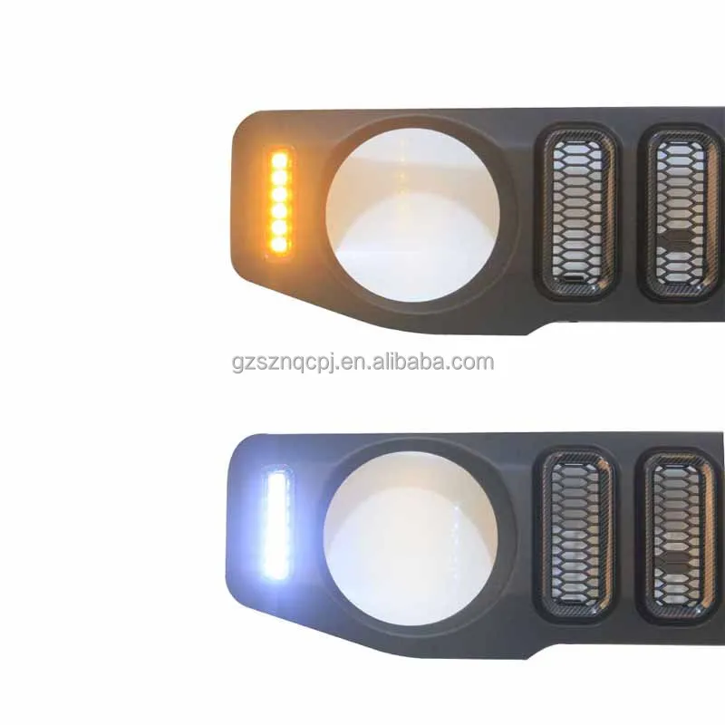 

Body Kit Front Car Bumpers LED Grills For Suzuki Jimny 2019-2024 Facelift Air Intake Grille Automotive Exterior Accessories