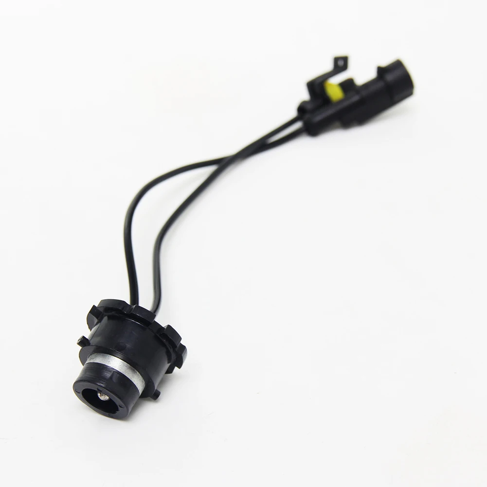 2 szt. Adapterów kablowych do balastów HID D2S D4S, gniazdo 12V, złącze AMP do żarówek ksenonowych H1 H7 9006