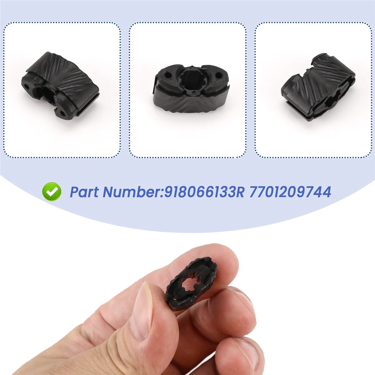 مقاطع إصلاح منزلق للسيارة فتحة سقف ، رينو ميجان 3 918066133R, 8 2.8