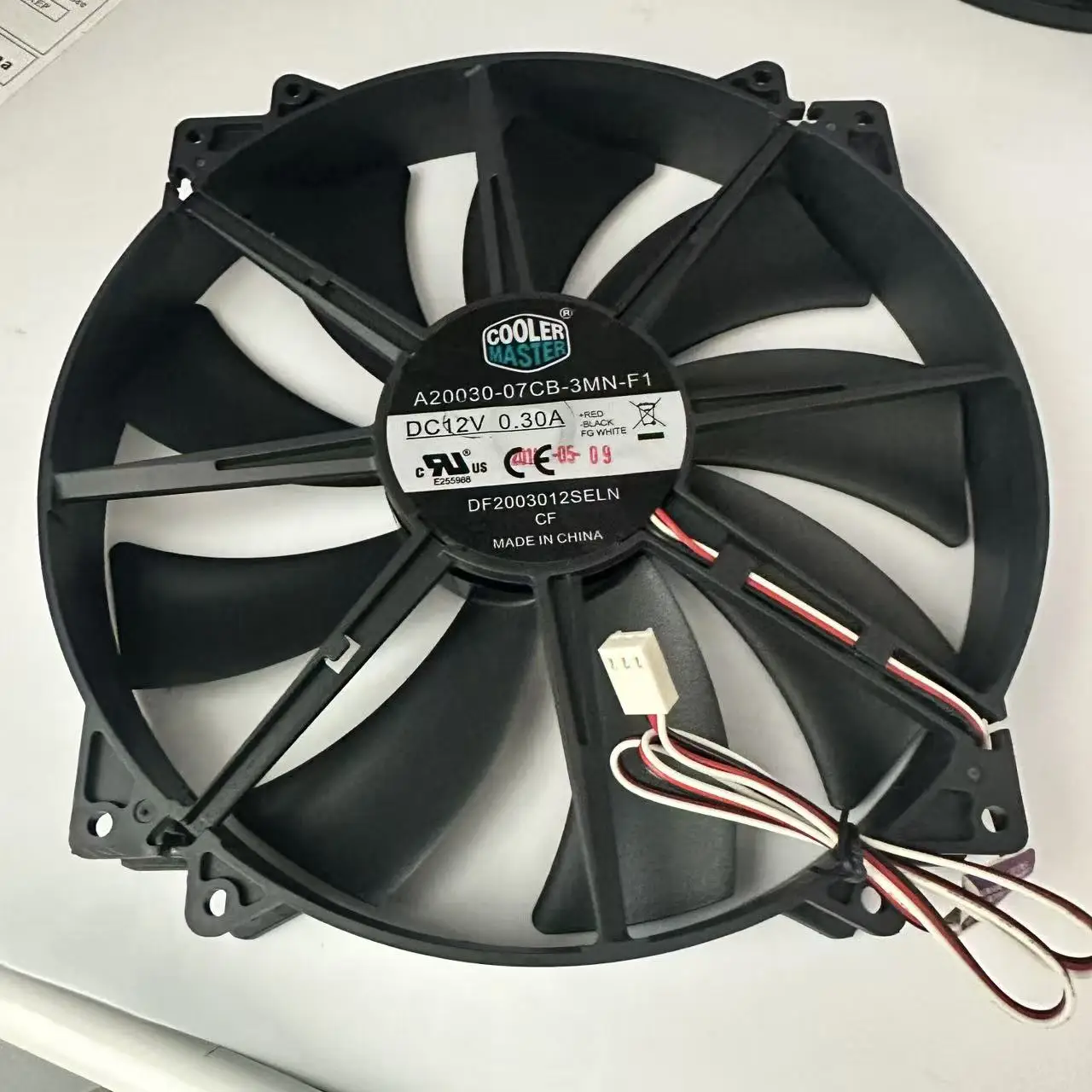 A2030L12S A20030-07CB-3MN-F1 DC 12V 0.42A 200x200x30mm Server Cooling Fan