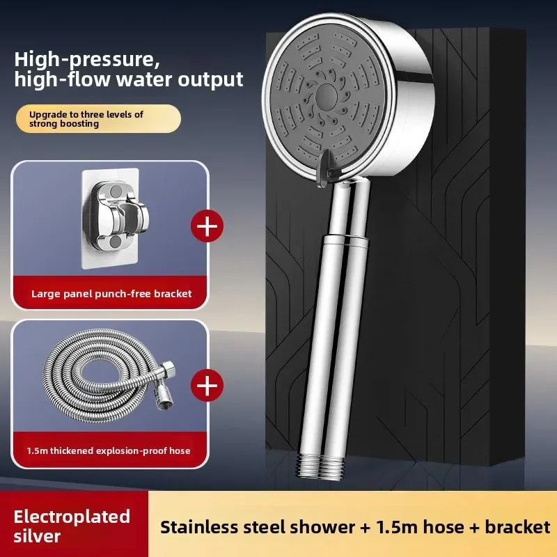 High Pressure Rain Shower Head Stainless Steel 316 Bathroom Faucet Spray Nozzle for Home Shower System Water Saving Efficient 6