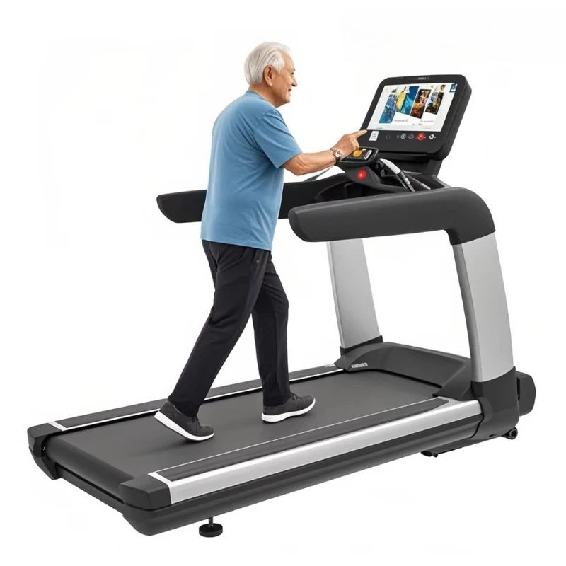 

Smart Commercial Treadmill Set, Heavy Duty Fitness Package with Full Accessories for Professional Gym Equipment