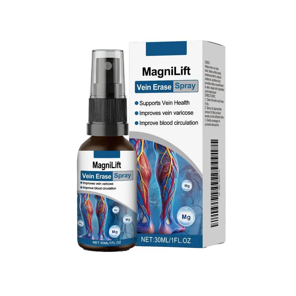 

1pcs 30ml Varicose Vein Soothing Solution Repair Vasculitis Phlebitis Angiitis Removal Promote Blood Circulation Relief Spray
