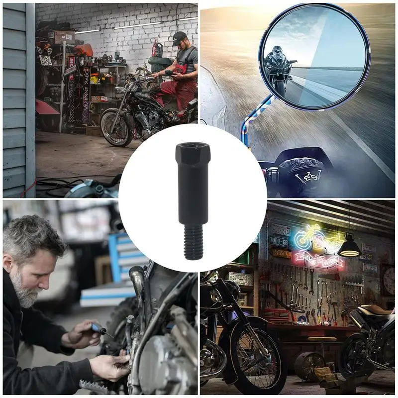 Motorcycle Mirror Adapter Right Left Hand Thread Screw 8mm Screw Diameter Converter Rearview Mirrors Thread For Motorcycle