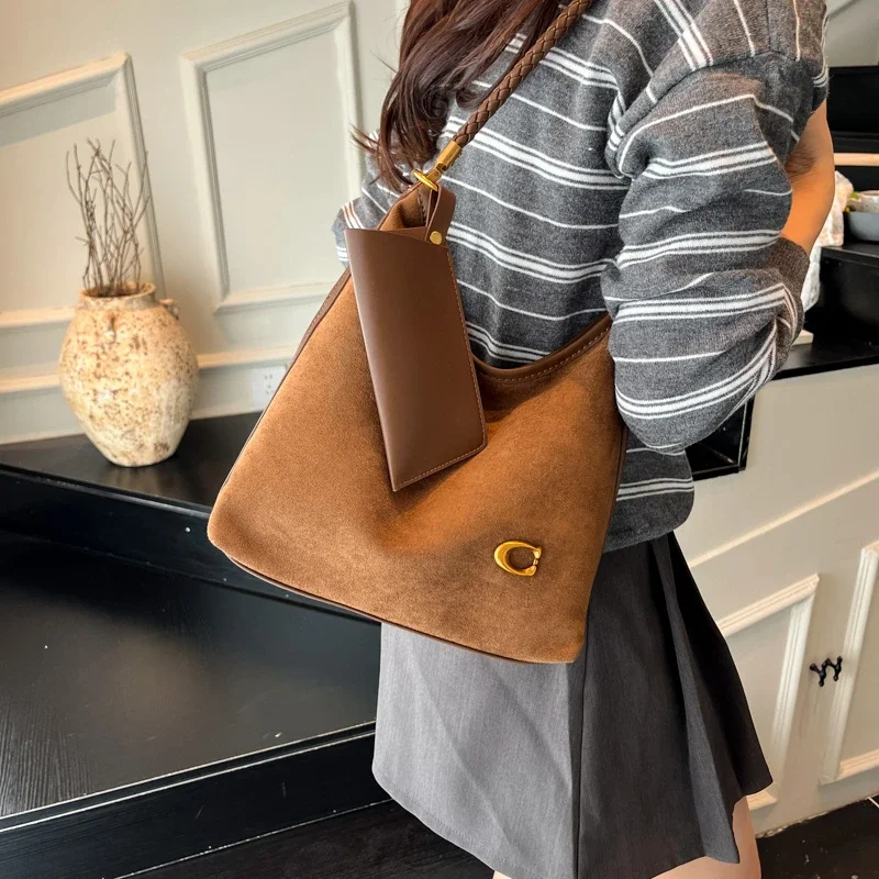 

Минималистичная элегантная кожаная сумка-мессенджер для повседневного использования, женская большая вместительная водонепроницаемая повседневная однотонная модная сумка