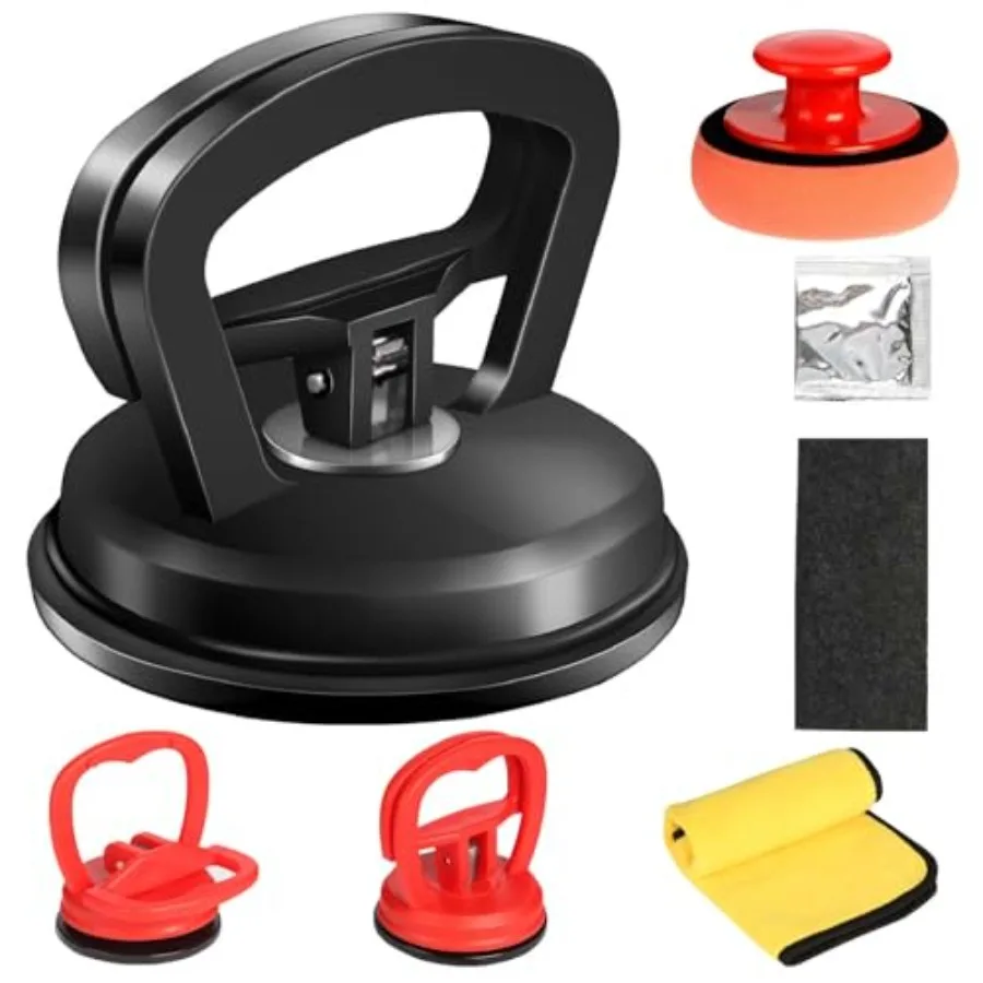

Dent Puller, Car Dent Puller 3 Pack, Suction Cup Dent Removal Kit for Paintless Dent Repair - Auto Body Repair Tool for Dents,