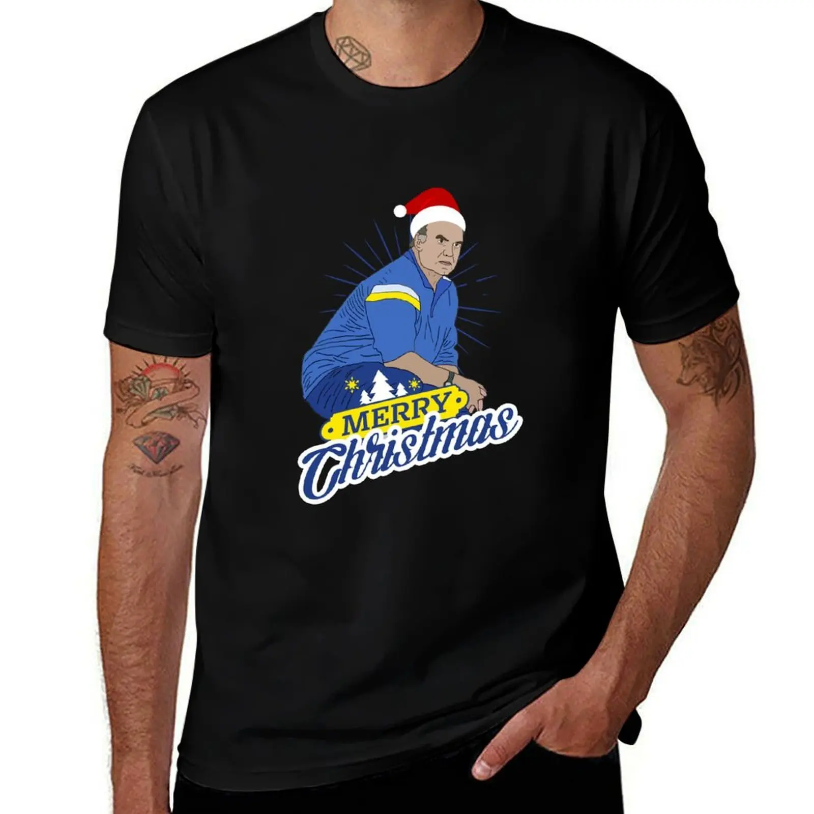 LEEDS christmas T-Shirt Casual Light Summer Short Sleeve Top T-Shirt