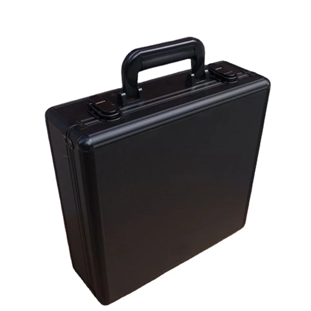 xx-Multifunctional Portable Aluminum Alloy ToolBox Hardware Storage Tool Box Suitcase With Sponge