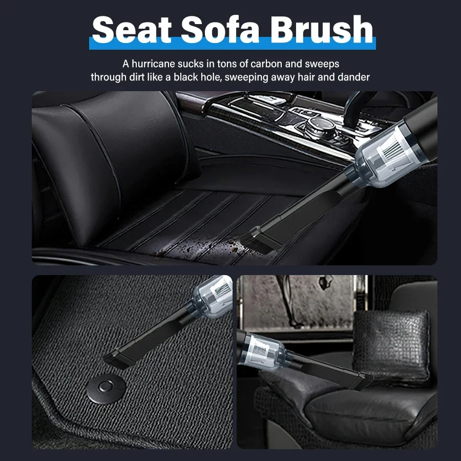 습식/건식, 브러시리스 모터, 가정용 도구, 무선 휴대용 휴대용 자동차 진공 청소기용 높은 흡입력을 갖춘 3-In-1