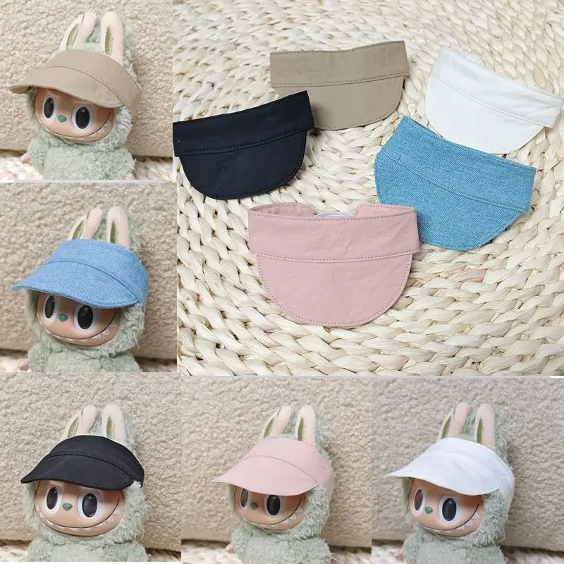 15/17cm Labubu Doll Hat Plush Doll'S Accessories Sitting Party Labubu I II Idol Dolls Hat DIY Gifts Accessories