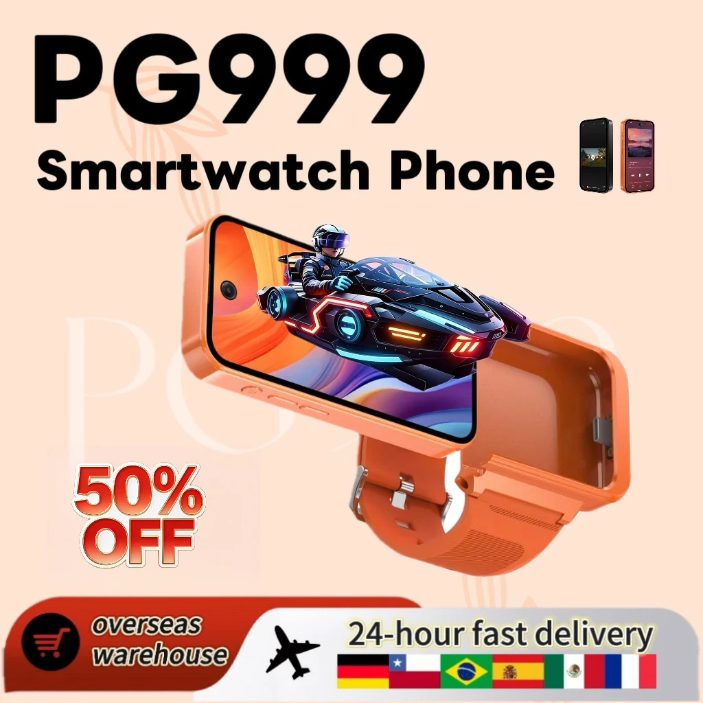 

Смарт-часы PG999 с сенсорным экраном, 4G, Wi-Fi, GPS, двумя SIM-картами, двойным режимом ожидания, HD-камерой, глобальной связью, восьмиядерным процессором, Android