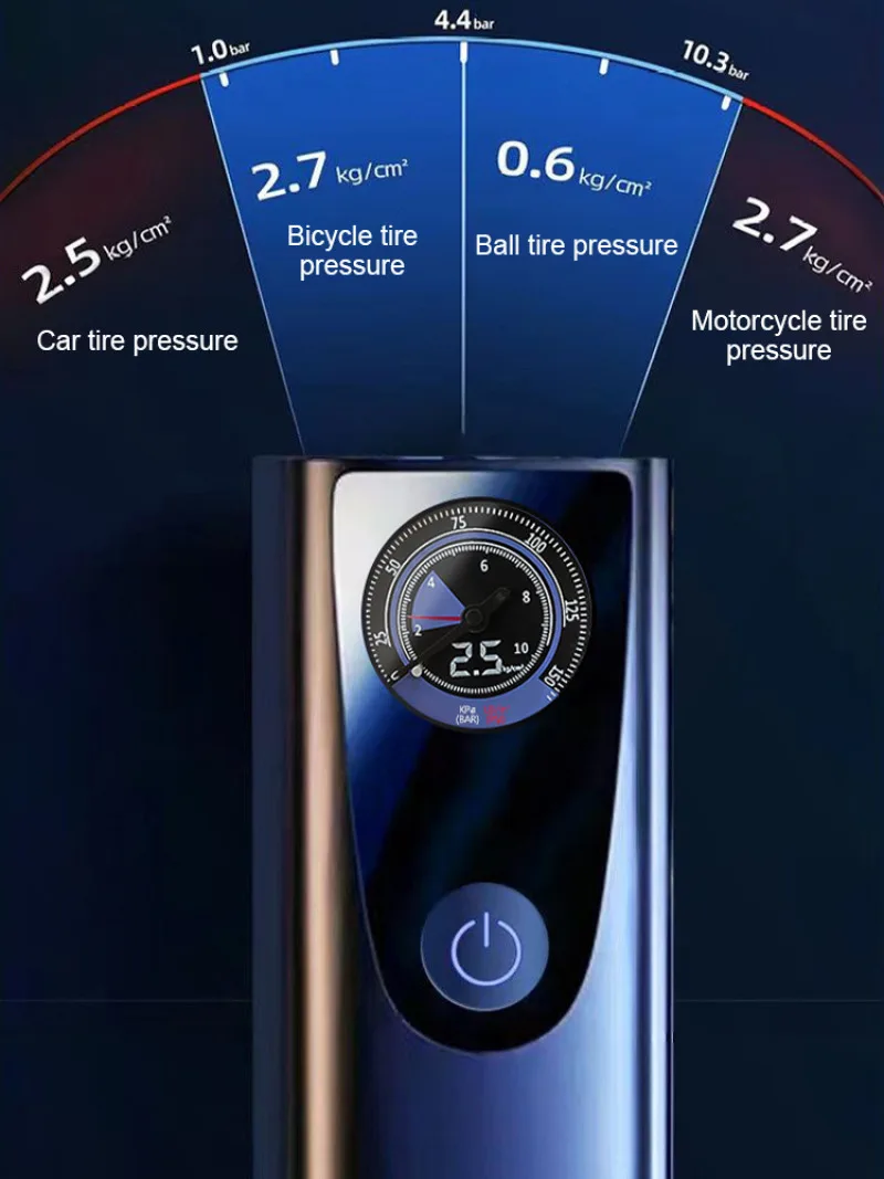 Tragbare High-power Auto Luftpumpe Universal High Power Reifen Pumpe Handheld Tragbare Auto Inflator Pumpe