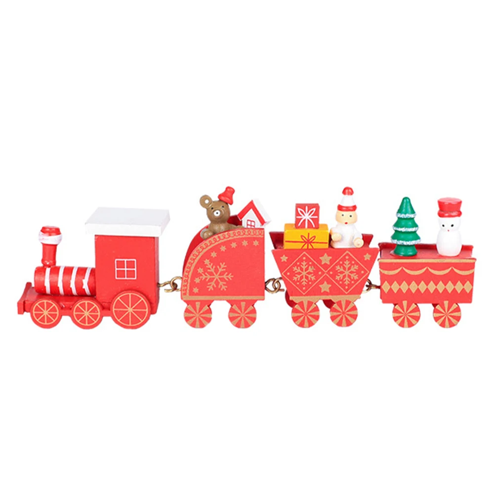 

Small Train Ornament Decorative Wall Ornaments Mini Decorations Xmas Festive Desktop Christmas Child