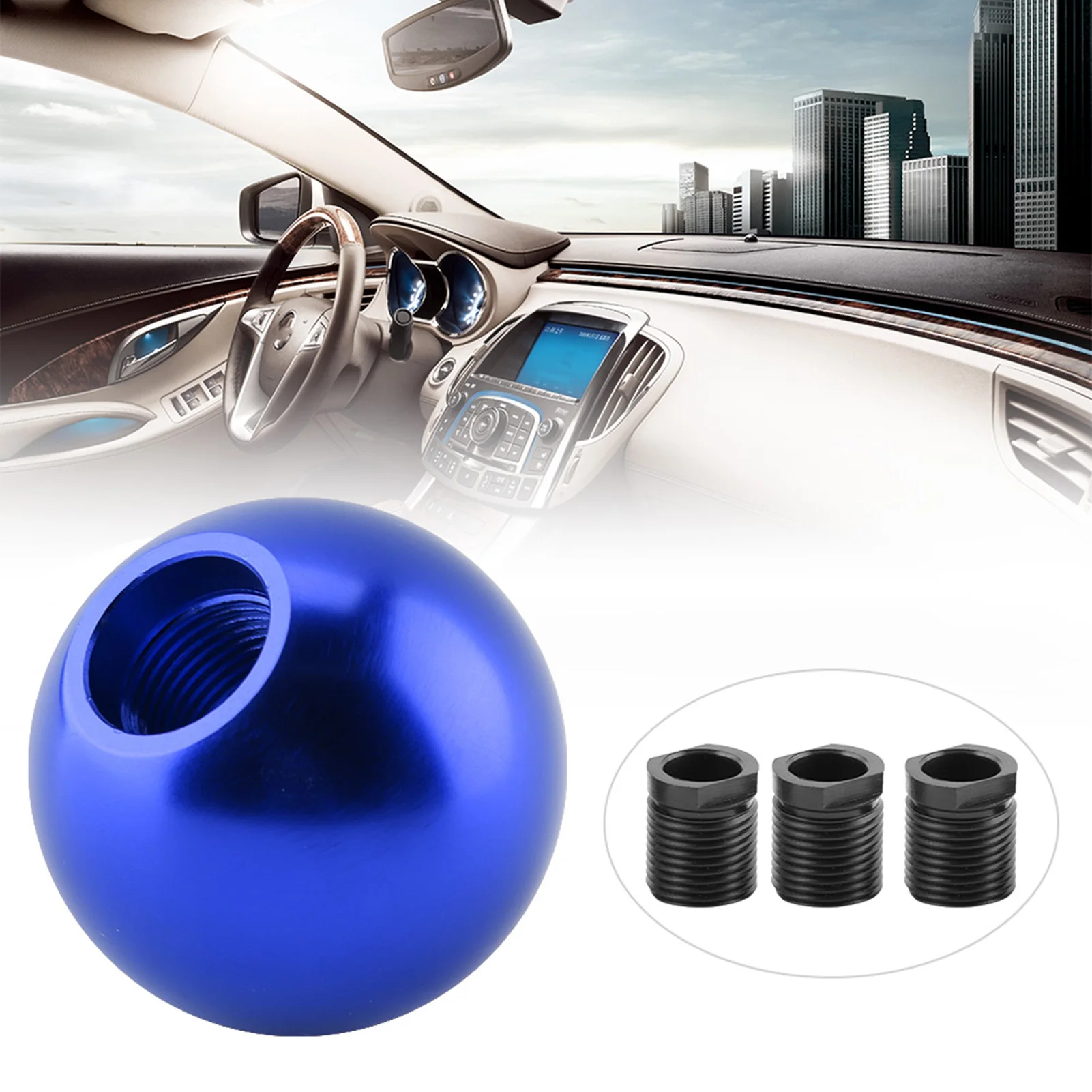 Car Universal Manual Knob Gear Shift Head Round Ball Shape Five colors available