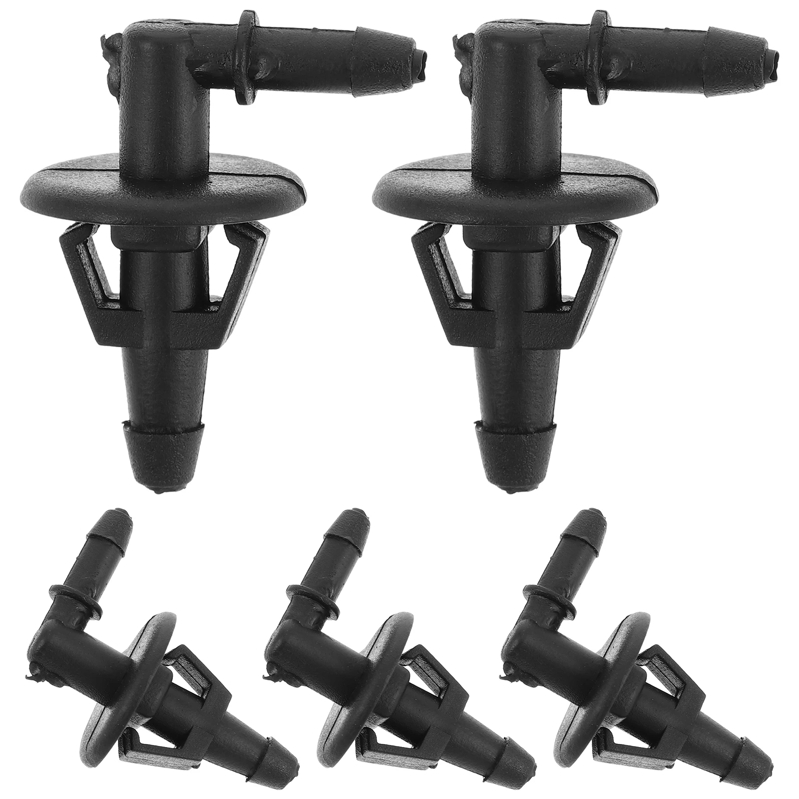 

5PCS Windshield Washer Hose Connector Durable Plastic Nozzle Kit Compatible Sprinter Car Sprayer Tank Part Automotive Hose