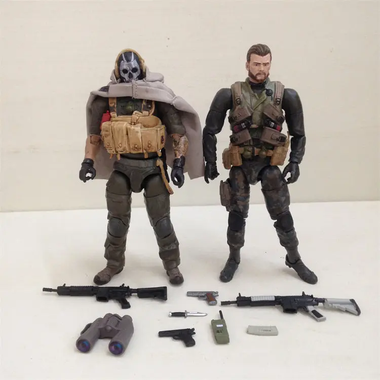 Call Of Duty Cod Ghost Peripheral Soldier Handmade Mason 7-Inch Mobile Doll Jazwares Model Toy Gifts