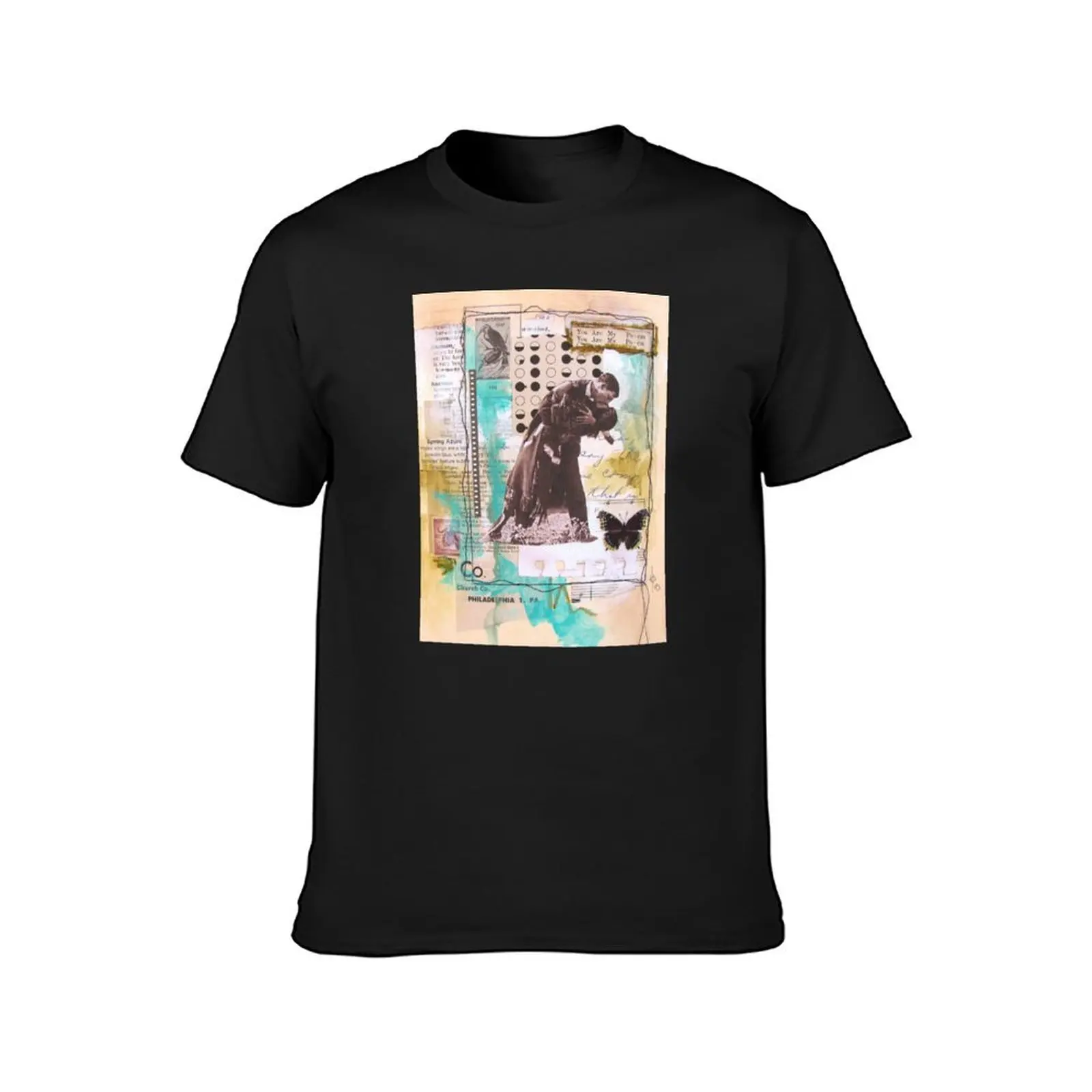 Buster Keaton Kiss T-Shirt blanks customizeds heavyweights Men's t shirts