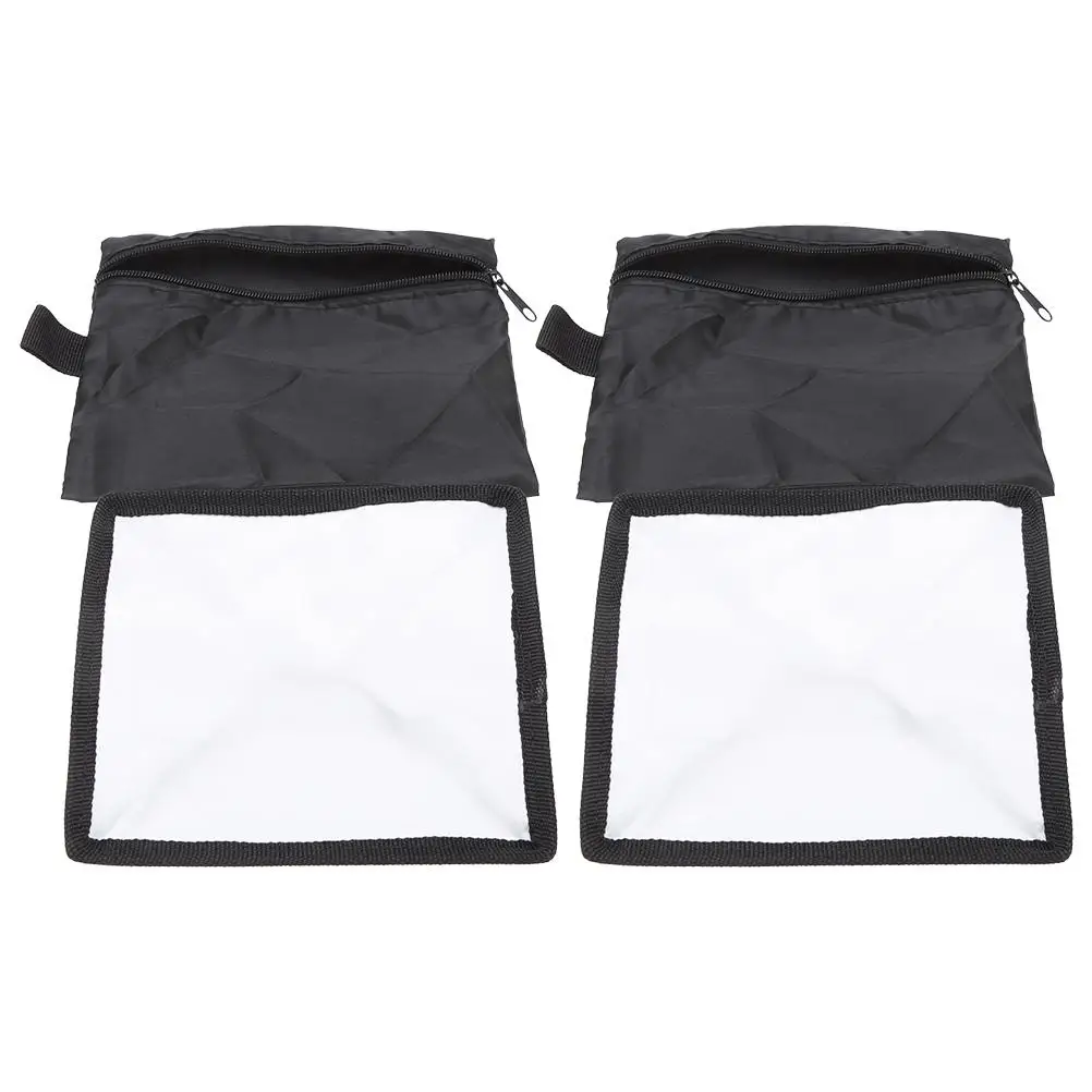 

2PCS Flash Diffuser Portable Softbox Foldable Light Cloth 3mm Thin Design Anti Slip Strips Photography Video Lighting