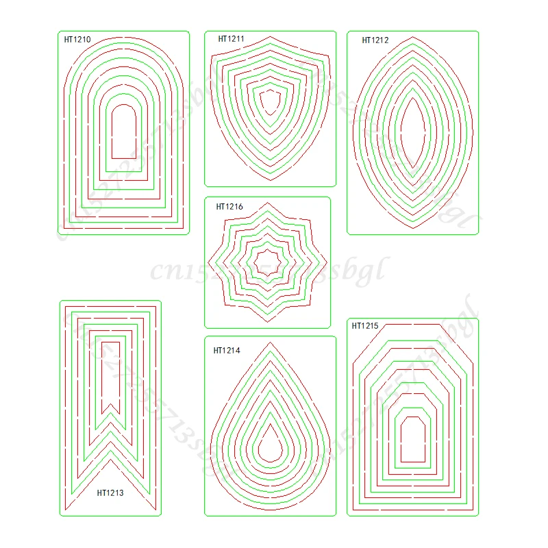 

Removable Geometry Cutting dies - New Die Cutting And Wooden Mold Suitable For Common Die Cutting Machines On The Market