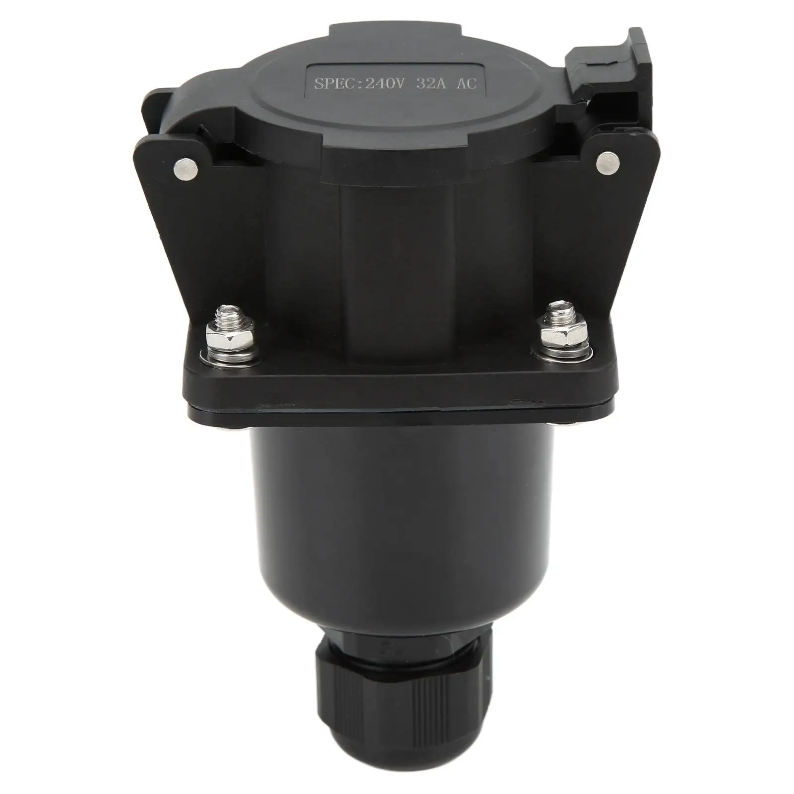 EV Charging Connector UL94-V-0 Flame Retardant EV Charging Socket Type 1 Single Phase 240V AC 16A 32A Anti Wear for