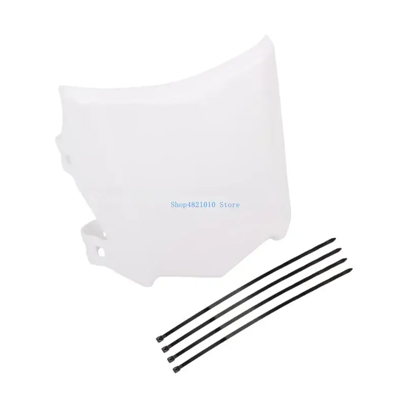 T3LF Motorcycle Front End Number Plate Panel, Plastic Replacement Panel for Electric Dirt Bike Rebuild and Styling Use