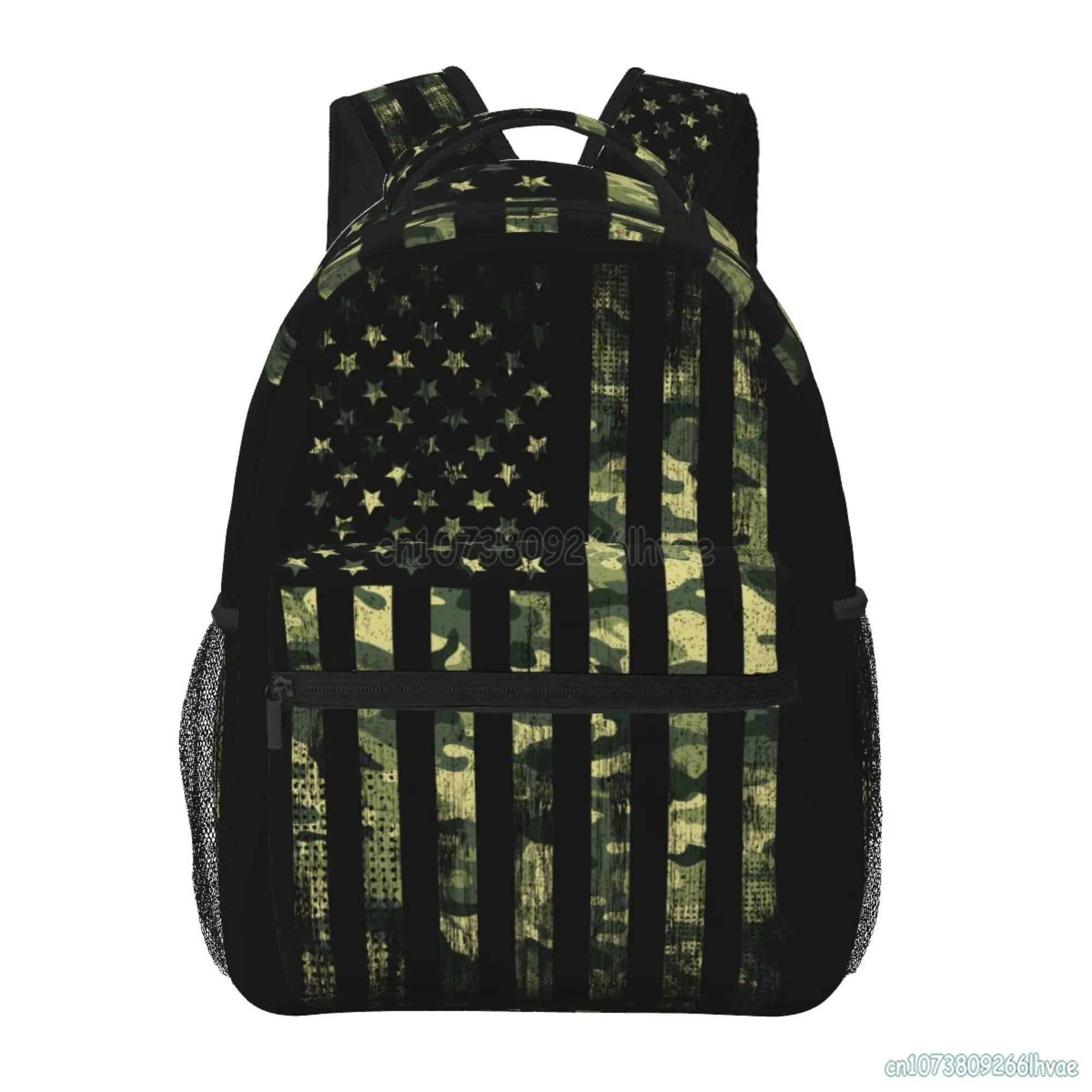 Flaga ameryki kamuflaż dla dzieci plecak dla chłopców dziewczyny Camo flaga USA patriotyczne podstawowe plecaki torebka szkolna na podróż