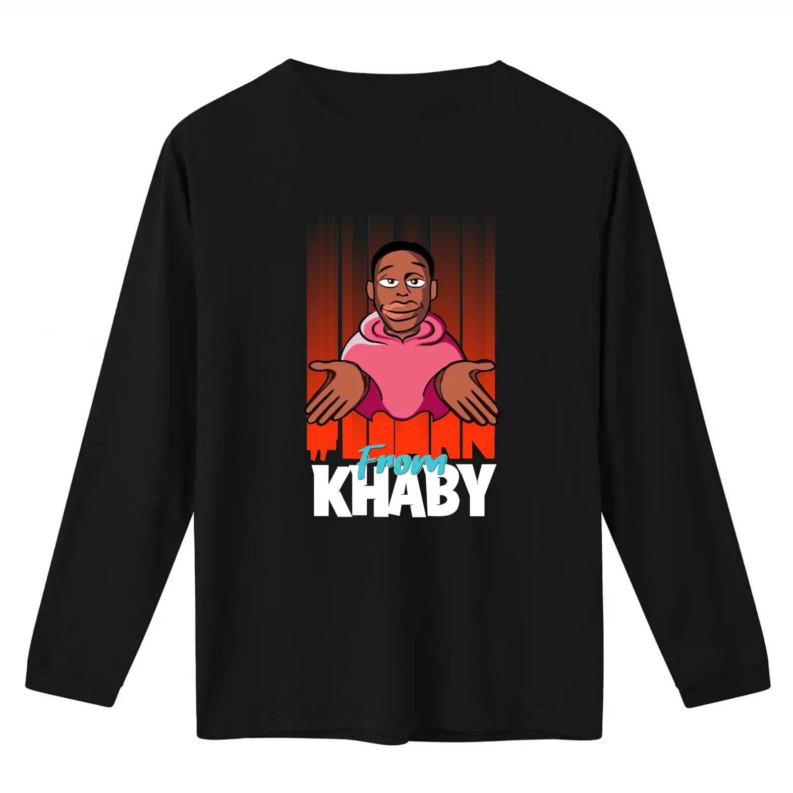 Learn From Khaby T-Shirt Summer Casual Cotton Tee Oversized Streetwear Tops Vintage Graphic Print Loose Fit Short Sleeve