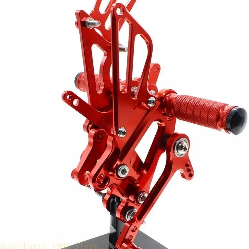 

E21C Foot Pegs Rest Rear Set Footrests Rearset For CBR600RR Motocross Anti-Slip Pedal