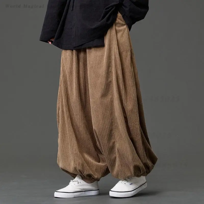 Spring Autumn Men Linen Cotton Cross V Neck Shirt Long Sleeve Loose Wrap Front Tie Detail Solid Color Casual Outerwear